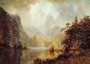 Albert Bierstadt In_the_Mountains USA oil painting artist